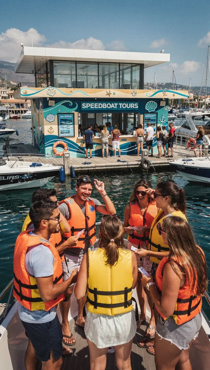 Escolhendo a melhor excursão guiada de barco.