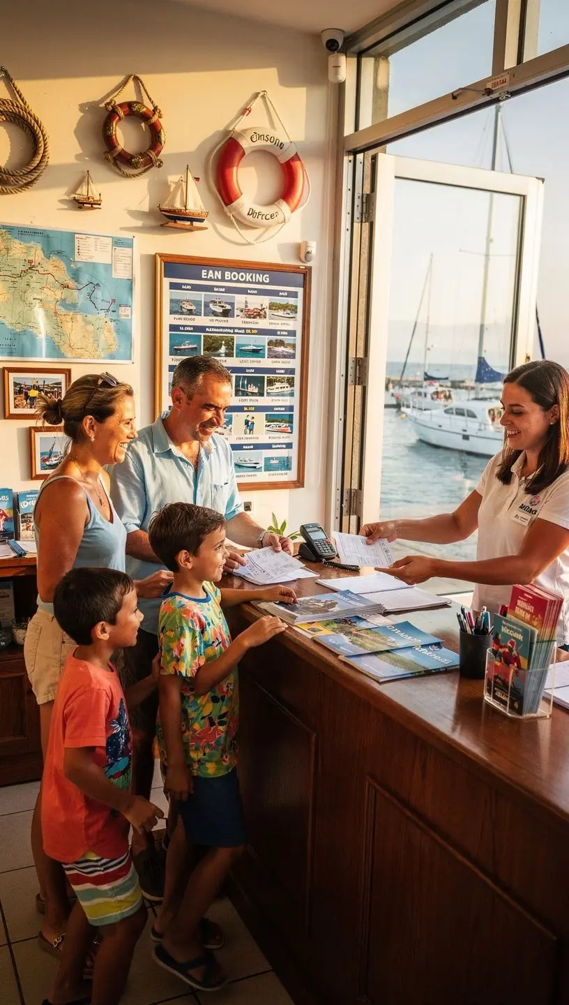 Variações sazonais em excursões de barco guiadas